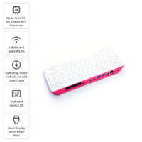 Official Raspberry Pi 400 Personal Computer -US Layout (Unit Only)