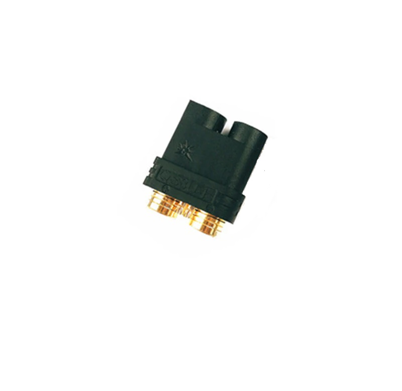 QS8U Black Anti-Spark High-Current Female Power Connector (110A-180A, 8AWG-12AWG)