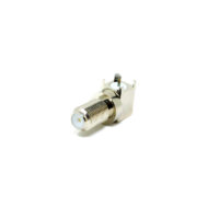 90 Degree F Type Connector Female Bulkhead For PCB Mount