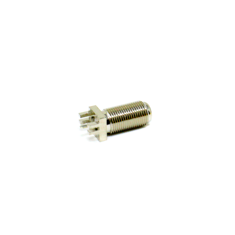 F-Type Female Straight Connector | PCB Mount | Through-Hole | 75Ω - Image 4