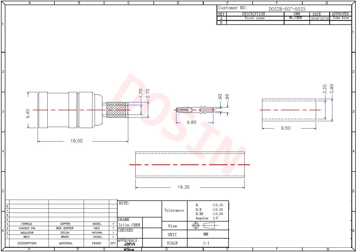 SMB Male Plug | Straight | Cable Mount | Crimp Termination | 50Ω - Image 6