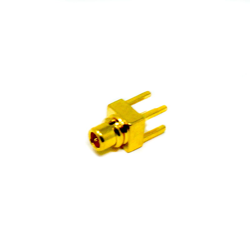 MCX Male Connector | Straight | Through-Hole PCB Mount | Gold-Plated | 50Ω