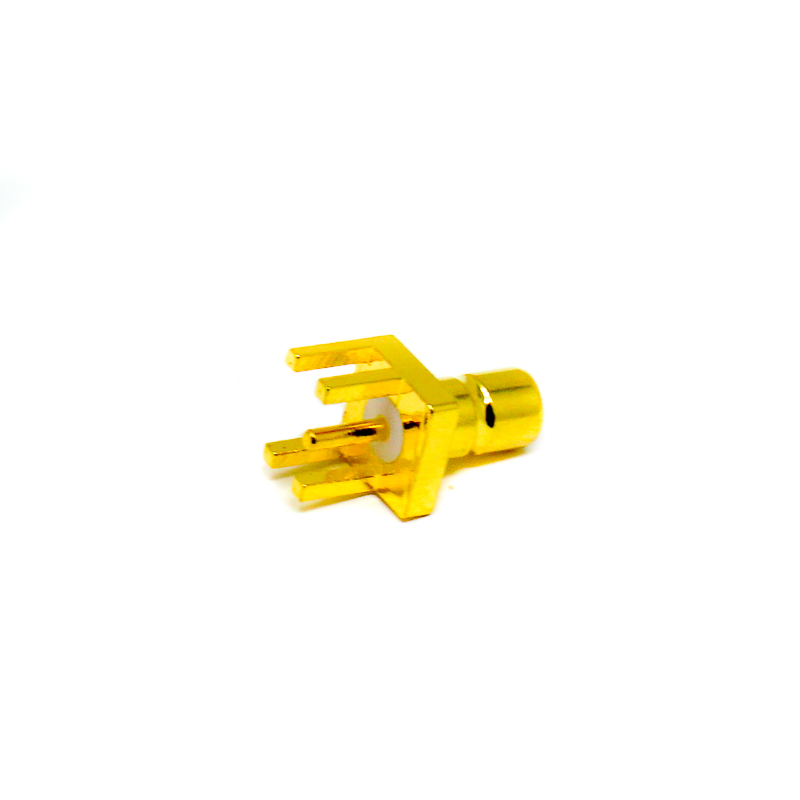 SMB Male Straight Connector | Edge PCB Mount | 50Ω/75Ω | Gold-Plated | Precision RF Interface - Image 4