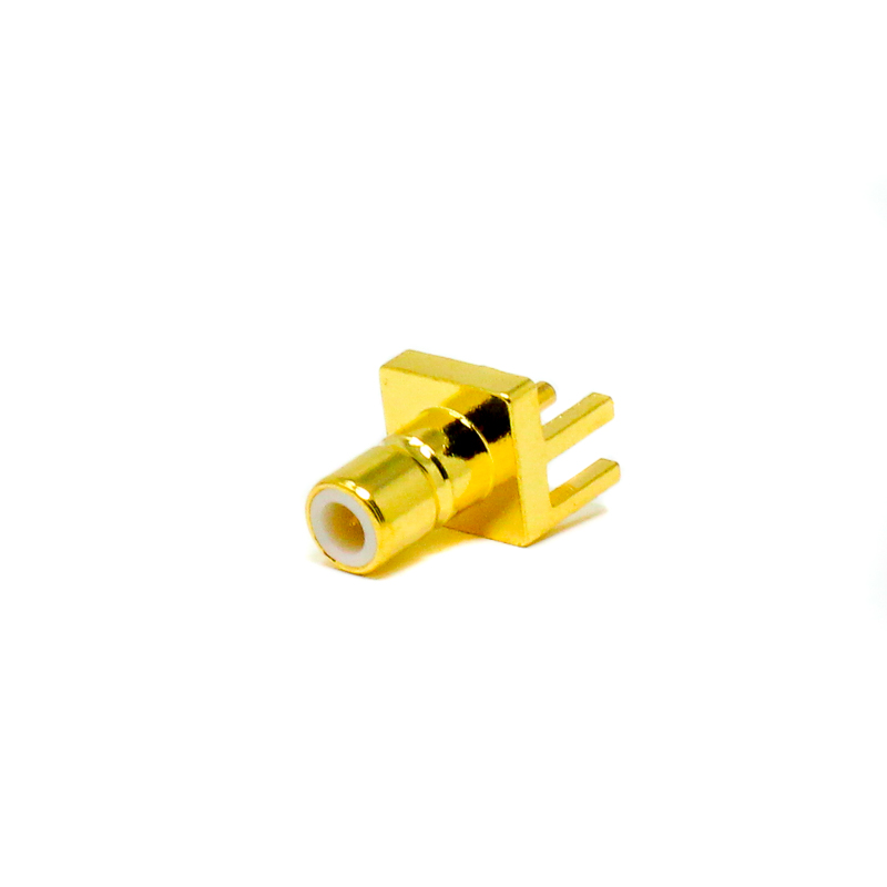 SMB Male Straight Connector | Edge PCB Mount | 50Ω/75Ω | Gold-Plated | Precision RF Interface