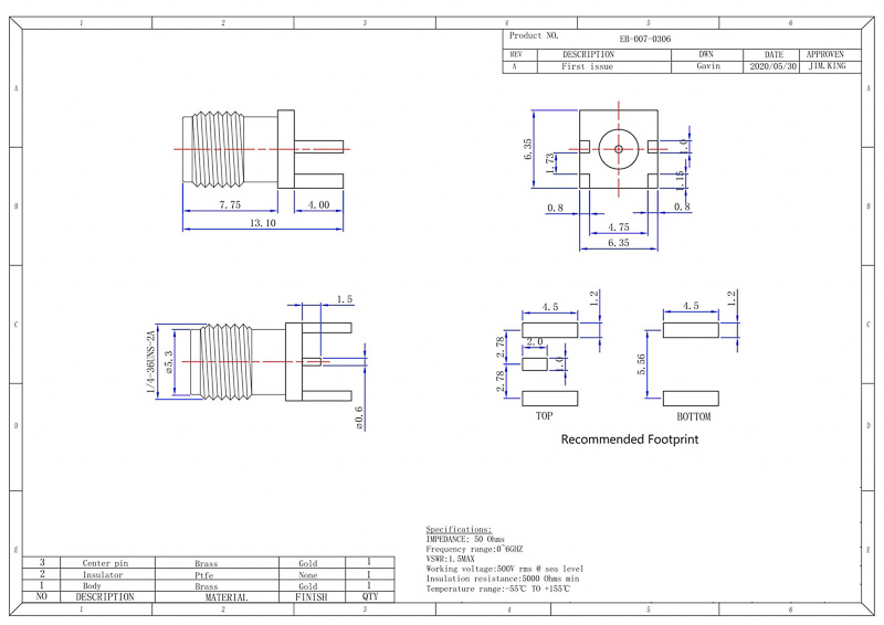 SMA Jack Straight PCB Mount(V2.0) - Image 4