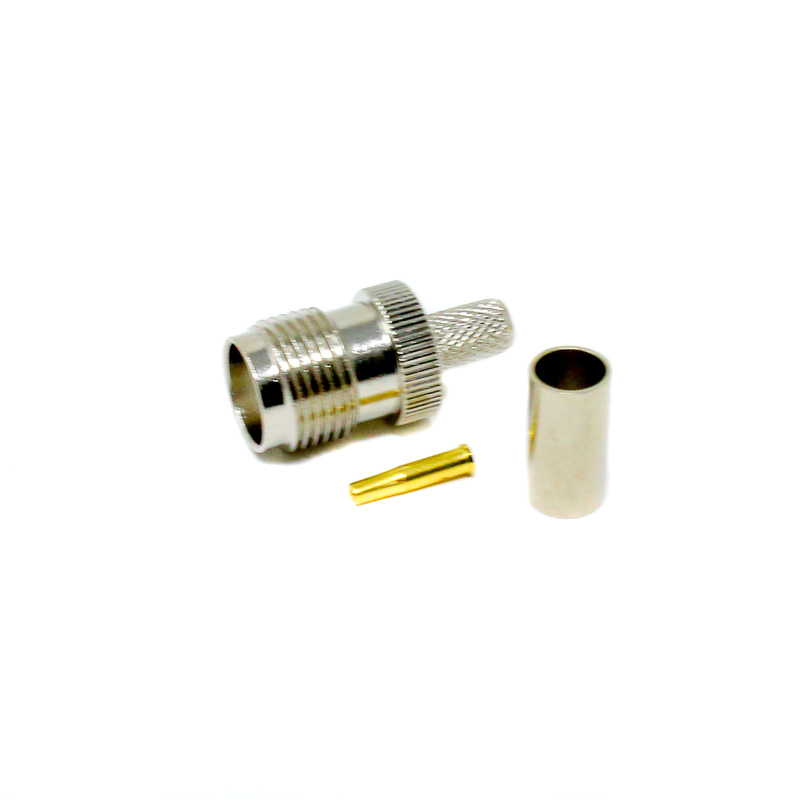 TNC Female Straight Connector | Cable Mount | Crimp/Solder Termination | 50Ω - Image 4