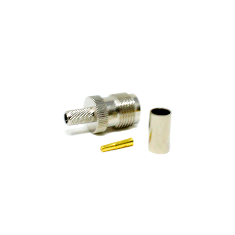 TNC Female Straight Connector | Cable Mount | Crimp/Solder Termination | 50Ω - Image 5