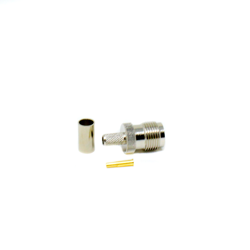 TNC Female Straight Connector | Cable Mount | Crimp/Solder Termination | 50Ω - Image 3