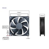 9225 DC24V Oil Containing Silent Bearing Cooling Fan