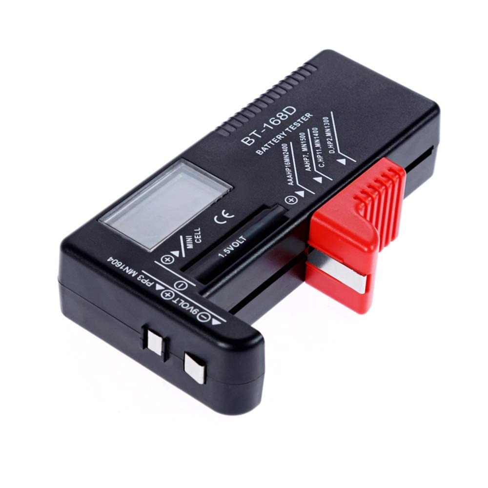 BT168D Digital Display Battery Capacity Tester for 9V & 1.5V Household Cells
