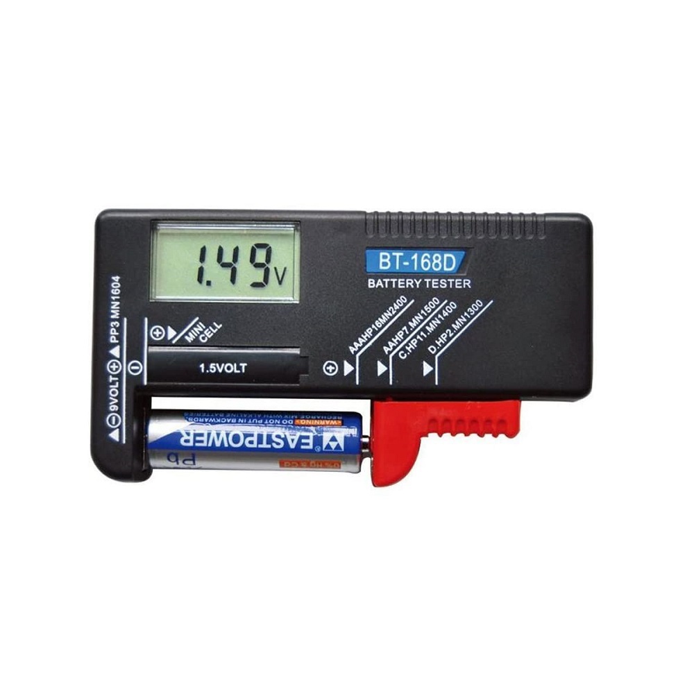 BT168D Digital Display Battery Capacity Tester for 9V & 1.5V Household Cells - Image 5