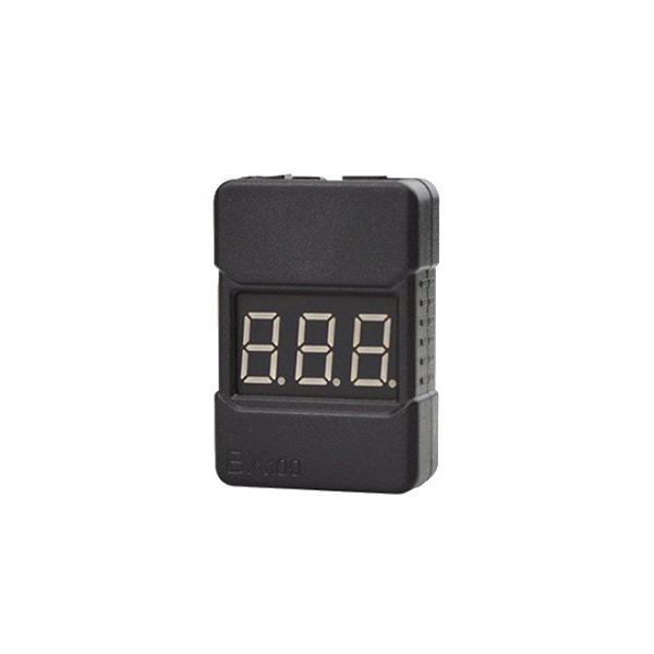 BX100 1S–8S LiPo Battery Voltage Checker & Dual-Speaker Low Voltage Buzzer Alarm (with Protective Case) - Image 2