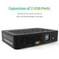 DeskPi Lite for Raspberry Pi 4, With Power Button/ Heatsink with PWM Fan/ Dual Full-Size HDMI