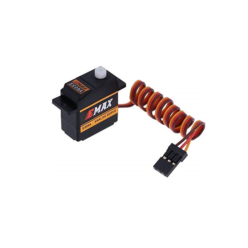 EMAX ES09A Dual-Bearing Analog Swash Servo | Precision Control for RC 450 Helicopters