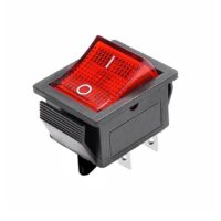 High voltage KCD4 Red 12V-24V 16A DPST ON-OFF 4 Pin Rocker Switch