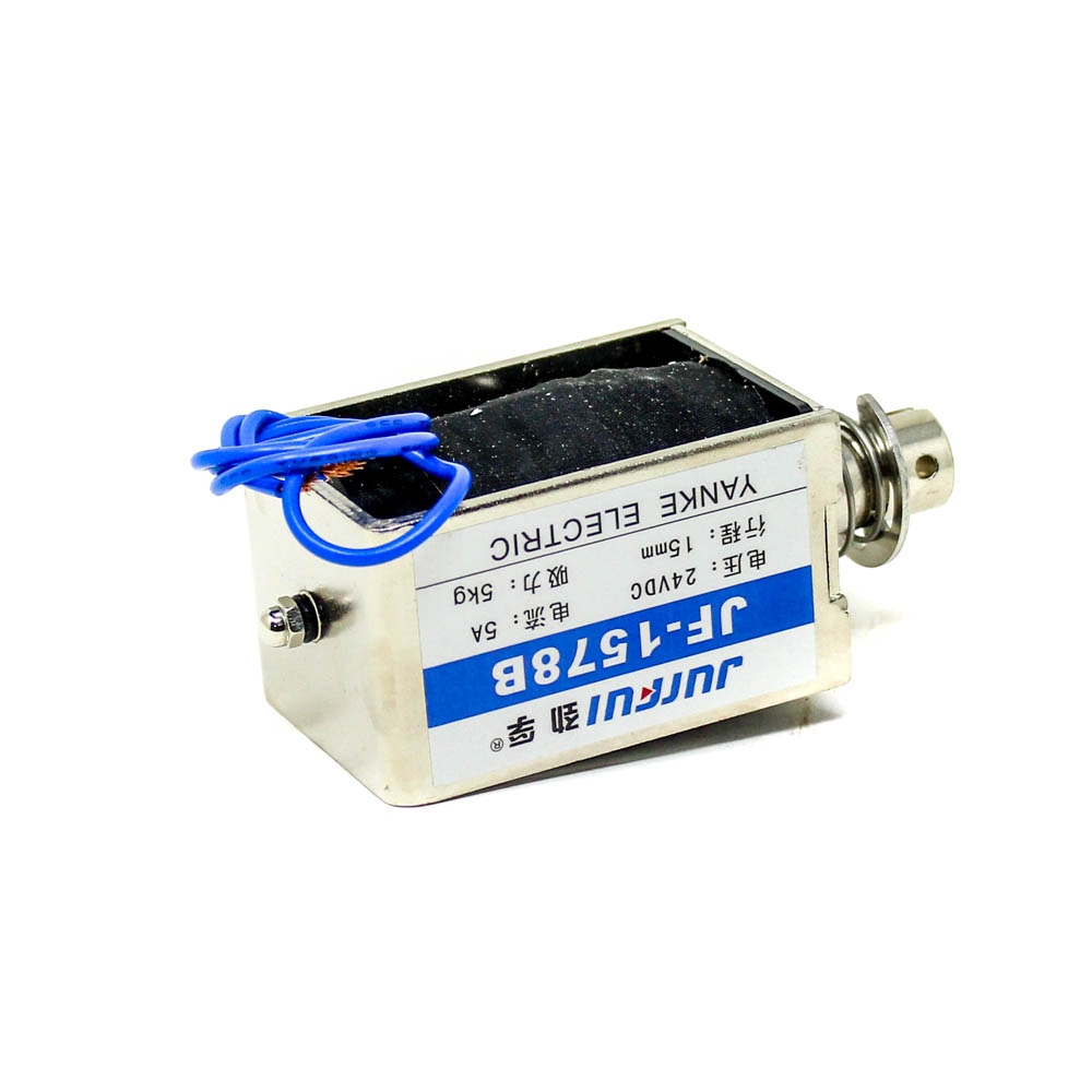DC24V 50N 15mm Push Pull Solenoid Electromagnet - Image 2