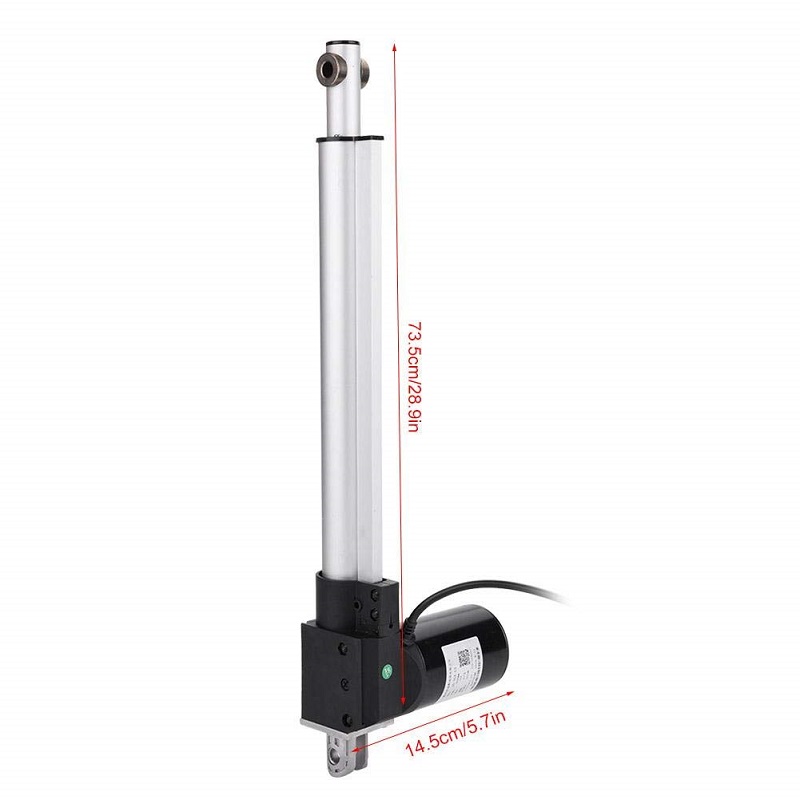 12V 500MM Stroke Length Linear Actuator 6000N 5mm/s - Image 2