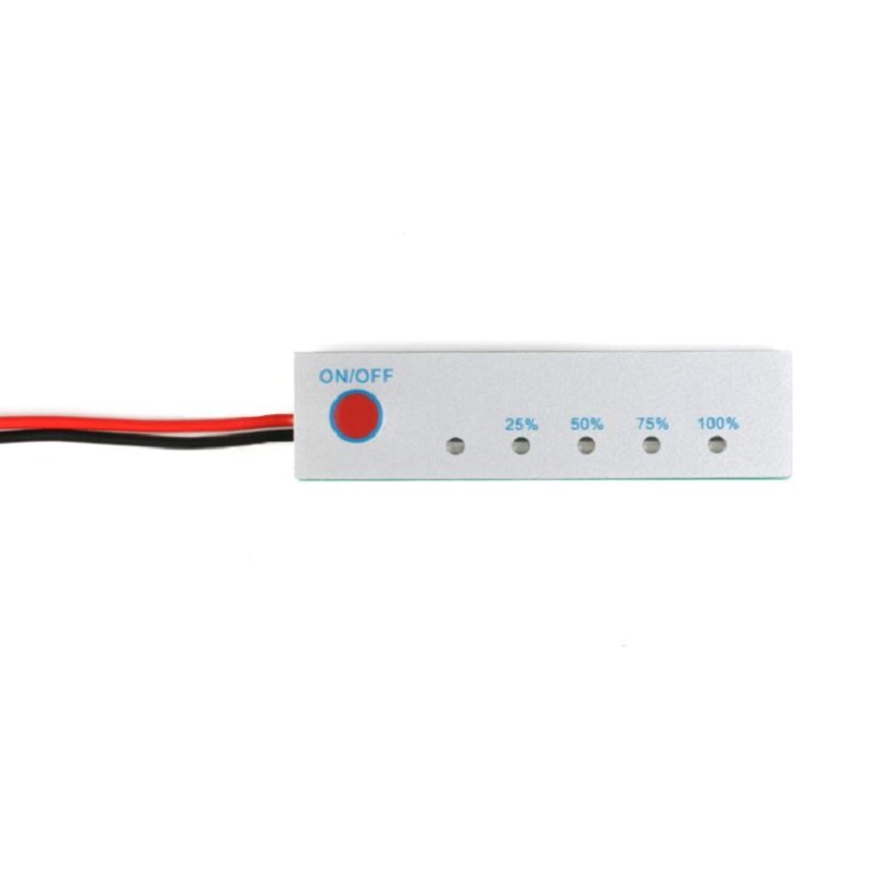 Lithium Battery Level Indicator, Five Level LIPO Voltage LED Indicator - Image 2