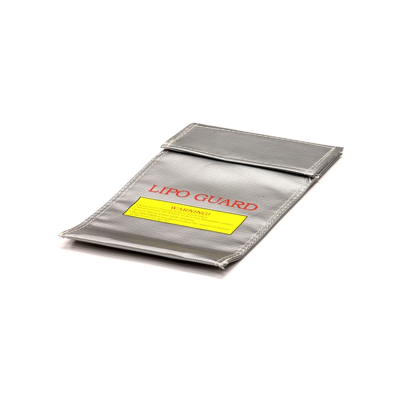 Lithium Polymer Charge Pack JUMBO Safety Sack (23cm × 30cm, Silver Fireproof Bag) - Image 4