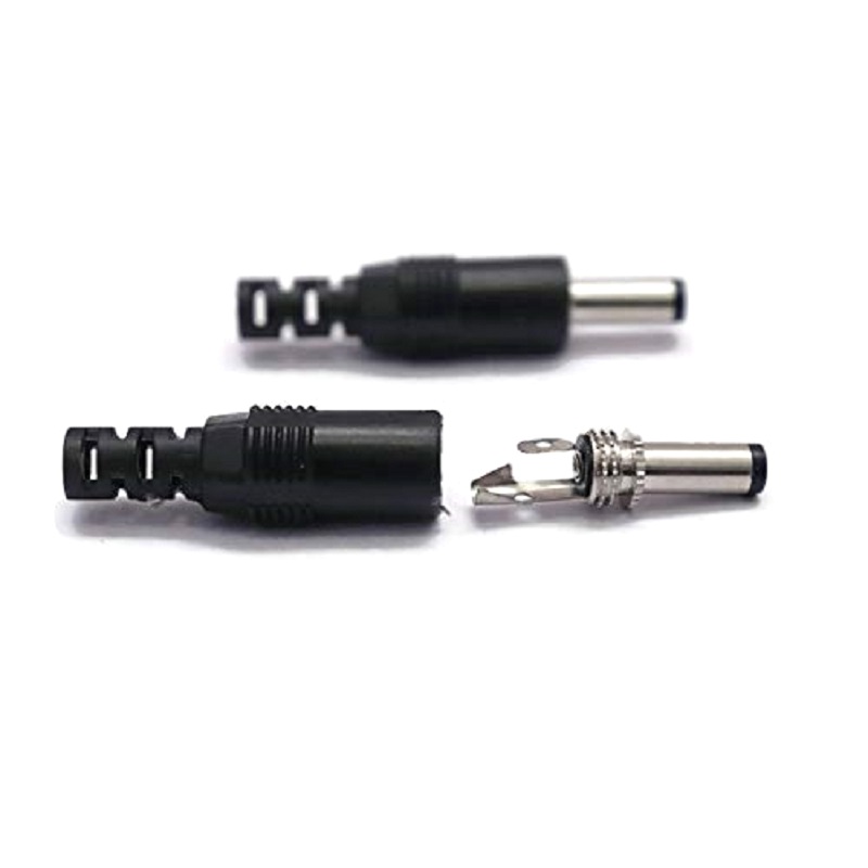 3.5mm x 1.3mm DC Male Power Plug and Female Socket Connector Set for CCTV and Electronics - Image 3