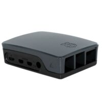 Official Raspberry Pi 4 Case-Black-Grey