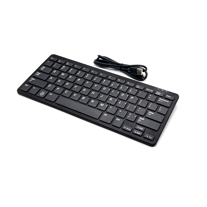 Official Raspberry Pi Keyboard, Black/Grey