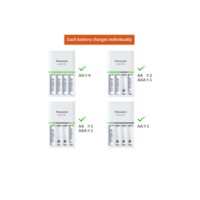 Panasonic BQ-CC55N Eneloop Smart and Quick Charger for Ni-MH Battery Cell