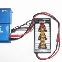 Parallel charging Board for 6 packs 2~6S (XT60-Male) with T female connector