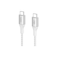 Belkin USB-C to USB-C Braided 3.3 feet (1 meters) 240W PD, Fast Charge and Sync Type C Cable ? White