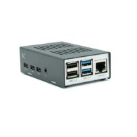 KKSB Raspberry Pi 4 Case ? Aluminum and Steel ? Space for Raspberry Pi Heatsink, Fan, PoE HAT