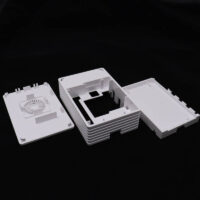 Raspberry 4B White Injection Molding Premium Case Supporting 3007 Fans