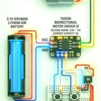TA6586 Based Motor Driver Module | 3V-14V 5A Dual-Channel Stepper Motor Driver | for Robotics & Mechatronics Projects