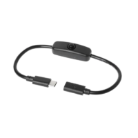 Type-C Male to Female Cable with Switch for Raspberry Pi 4