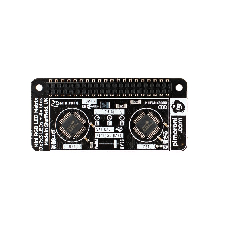 PIMORONI Unicorn HAT mini for Raspberry Pi - Image 3