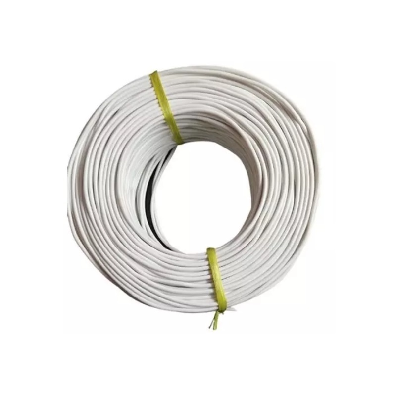 20 AWG Ultra-Flexible Silicone High-Temperature Industrial Wire (White / 400 Meter Bulk Spool) | Stranded Tinned Copper 600V Heat-Resistant Hookup Wire for Control Panels & Automation