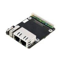 Waveshare Mini Dual Gigabit Ethernet Base Board Designed for Raspberry Pi Compute Module 4