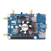 Waveshare EM06-E LTE Cat-6 HAT for Raspberry Pi, Dual Antennas LTE-A, Multi Regions Multi Band, GNSS