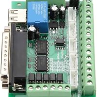 MACH3 Interface Board CNC 5 Axis with Optocoupler for Stepper Motor Driver and USB cable