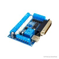 MACH3 Interface Board CNC 5 Axis with Optocoupler for Stepper Motor Driver and USB cable