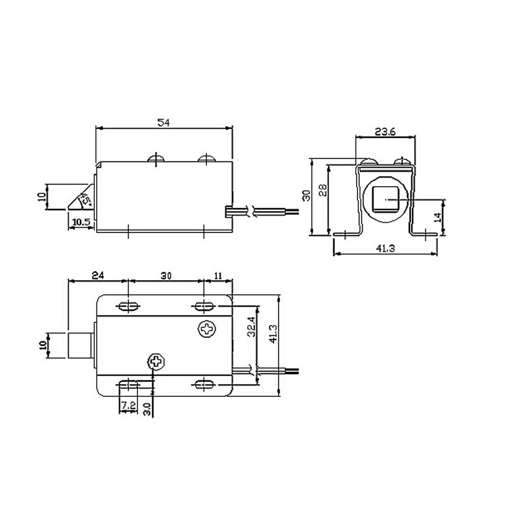 DC 24V Solenoid Cabinet Door Lock - Image 3