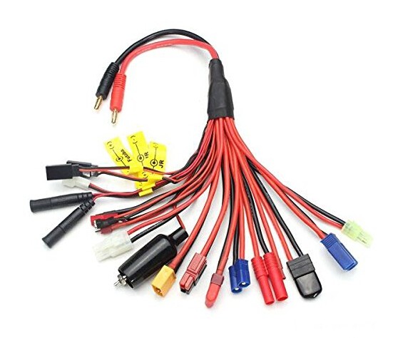14-in-1 Multi Charge Plug Adapter Set | Comprehensive RC Battery Connector Lead