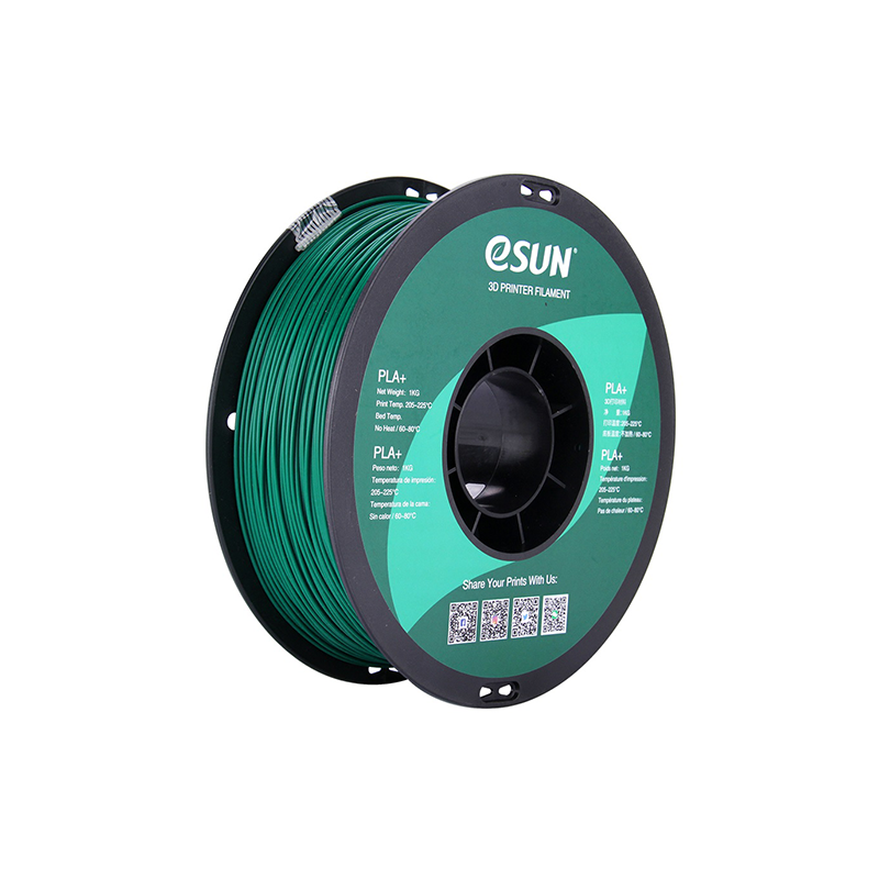 eSun PLA+ 1.75mm 3D Printing Filament 1kg-Green