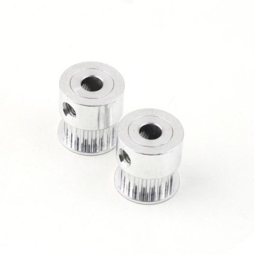 GT2 Timing Pulley - 20 Teeth, 6mm Bore, for 6mm Belt Width (Premium Aluminum - Pack of 2)
