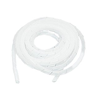 10mm Spiral Wrapping Band (White, 10m) - Cable Organization & Protection - Image 2