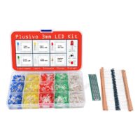 Plusivo 3mm Diffused LED Diode Assortment Kit
