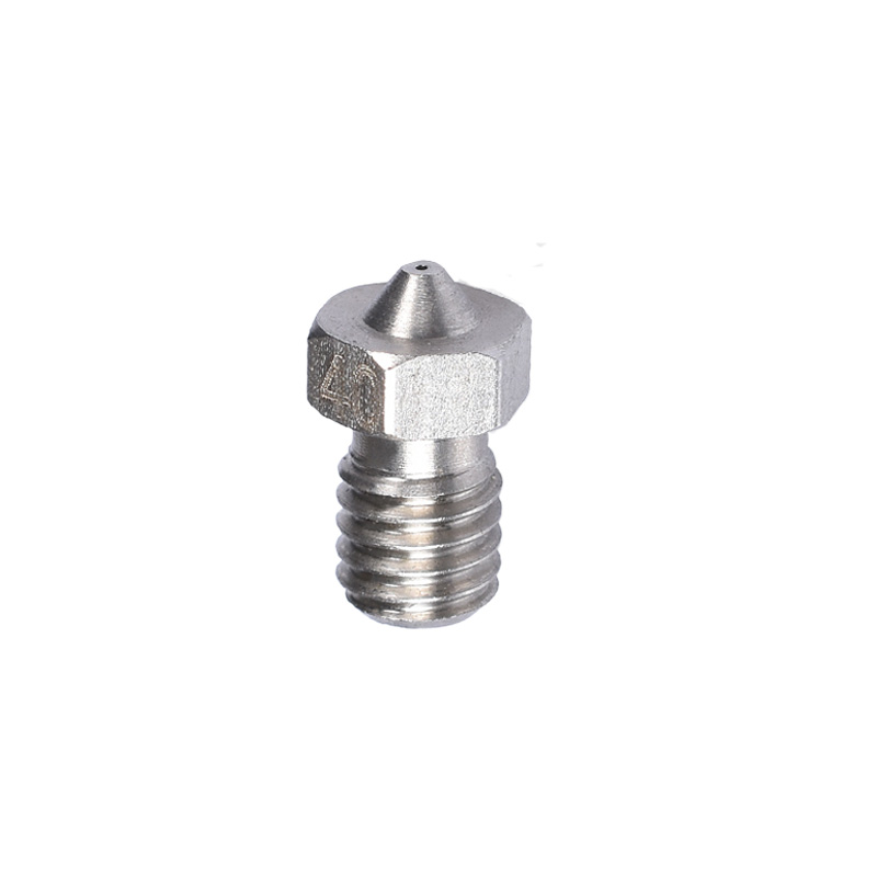 M6 Thread Stainless Steel Nozzle for E3D V5/V6 Hotends - 1.75mm Filament x 0.8mm Nozzle Diameter