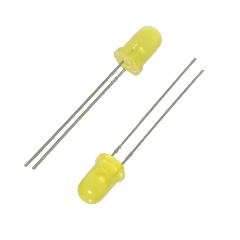 5mm DIP LED Yellow ? 50 Pcs.