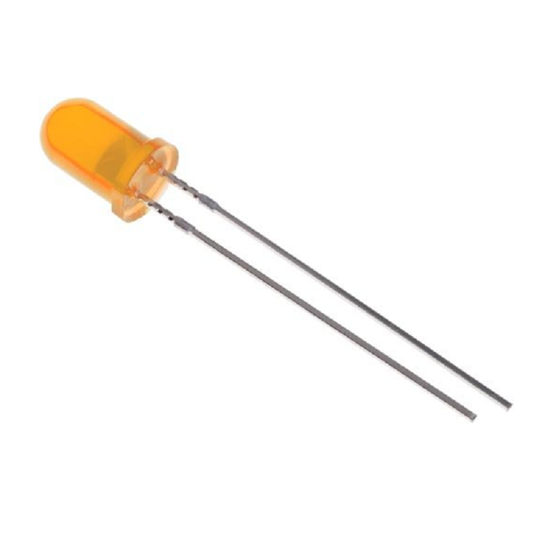 5mm DIP Orange LED | High Brightness | Pack of 50