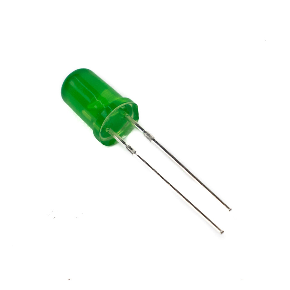 5mm Green DIP LED | Water Clear | Pack of 50