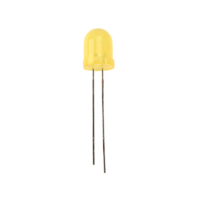 8mm DIP Yellow LED | High Brightness | Pack of 10